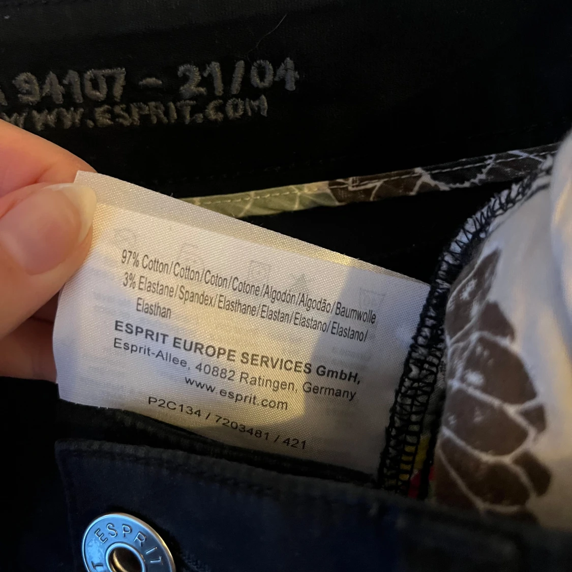 Svarta jeans från Esprit - 92