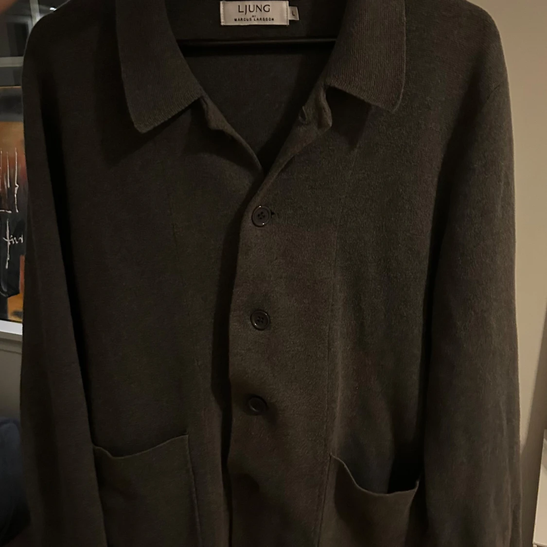 Grå overshirt från Ljung