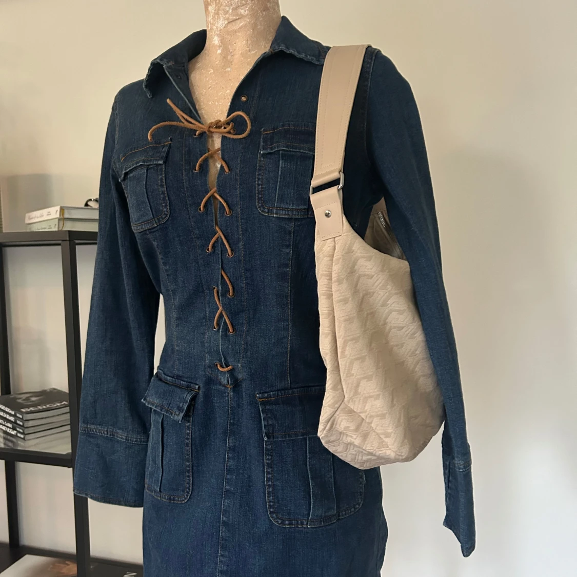 Jeans klänning - 90