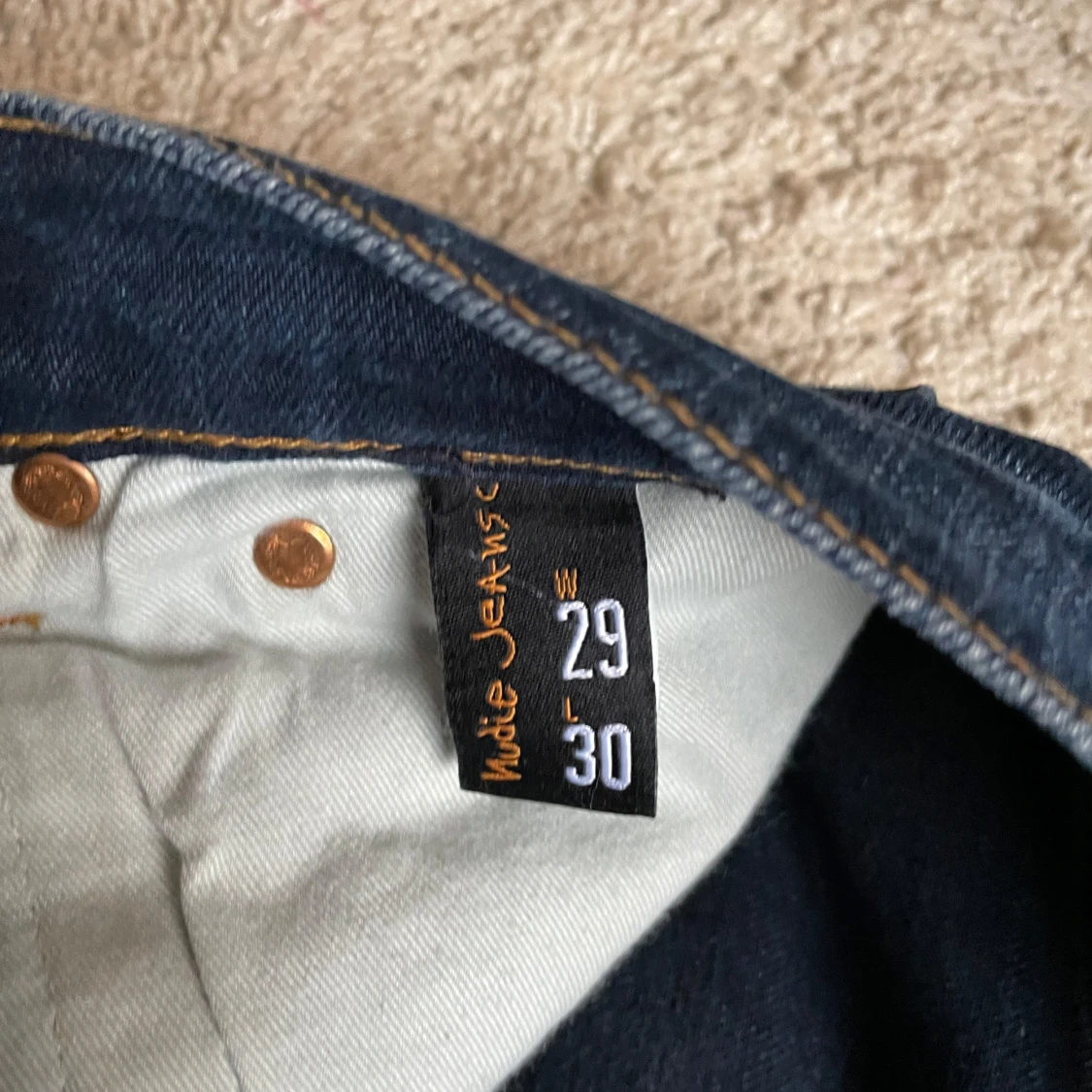 Mörkblå jeans från Nudie Jeans - 90