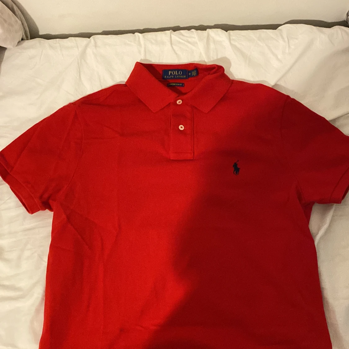 Röd pikétröja från Ralph Lauren