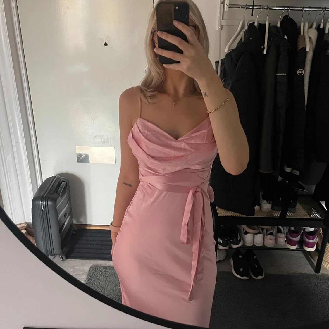 Rosa långklänning💗