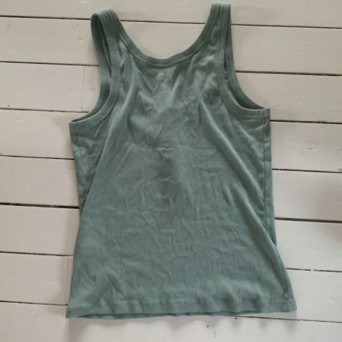 Grön ribbad linnetopp från 157 - 90