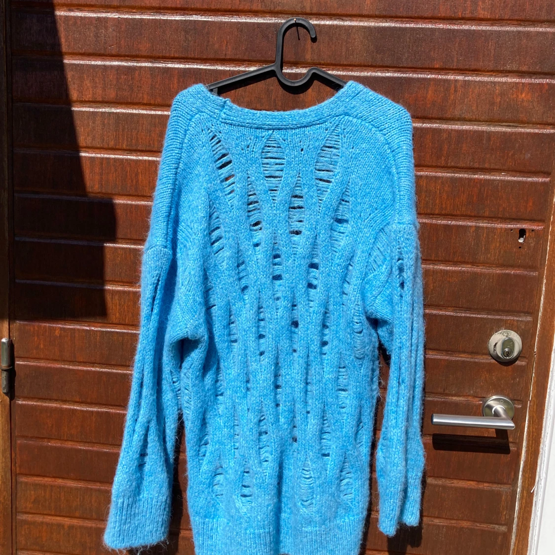 Oversized stickad tröja  - 90