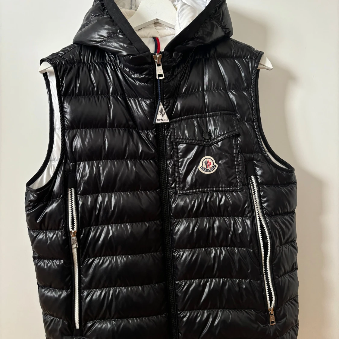 Svart dunväst från Moncler - 90