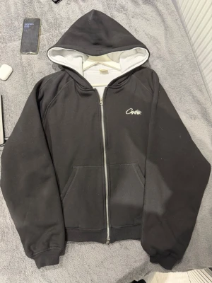 Corteiz black zipper hoodie - Size M. New and true to size