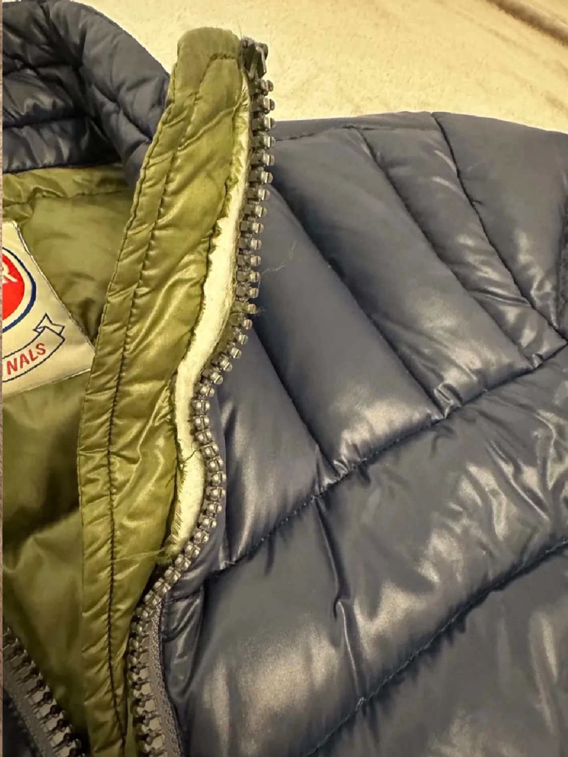 Mörkblå dunjacka från Colmar - 5