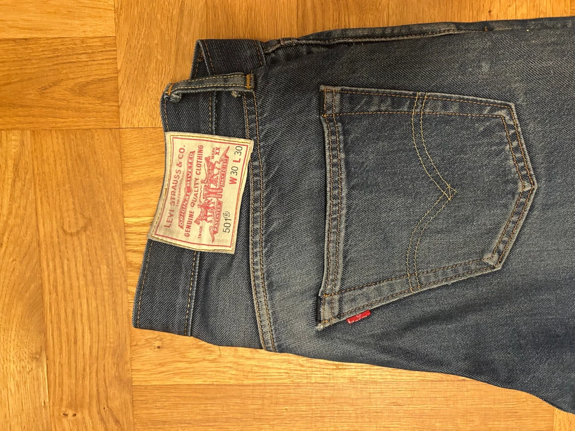 Levi's 501 mörkblå jeans W30 L30 - 3