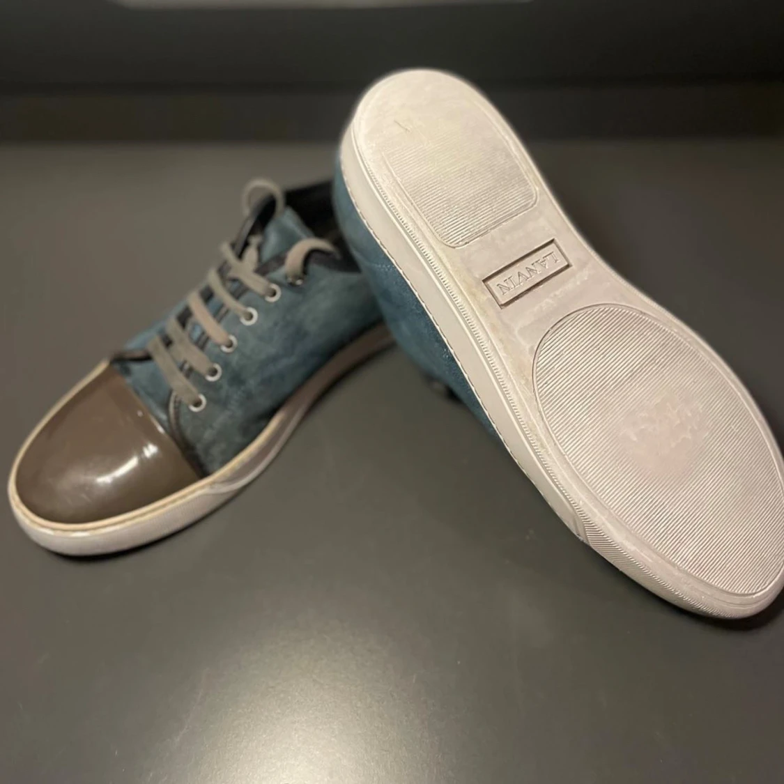 Ljusblå Lanvin Cap Toe Dbb1 - 3