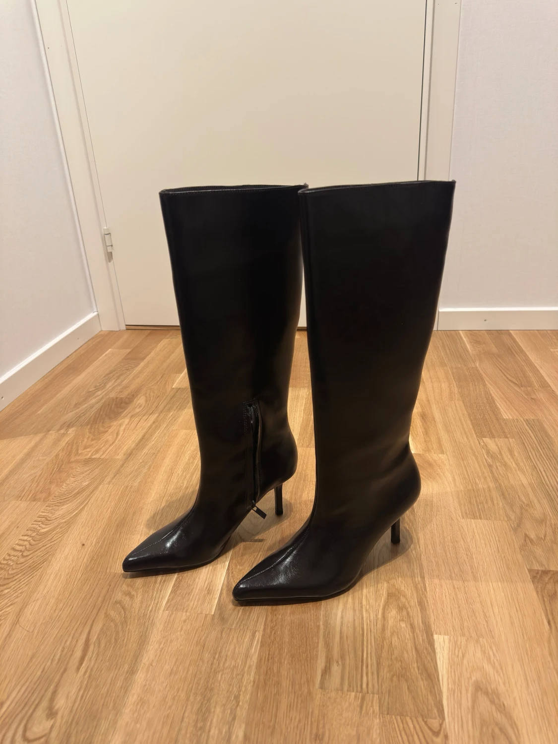 Bruna höga stövlar från Zara - 1