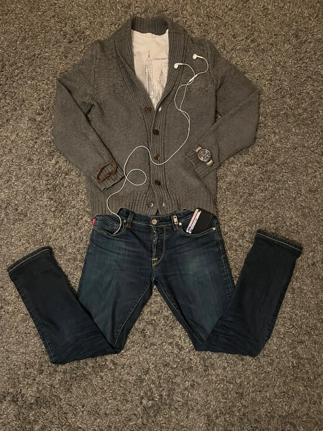 Emporio Armani silverfärgad klocka - 3