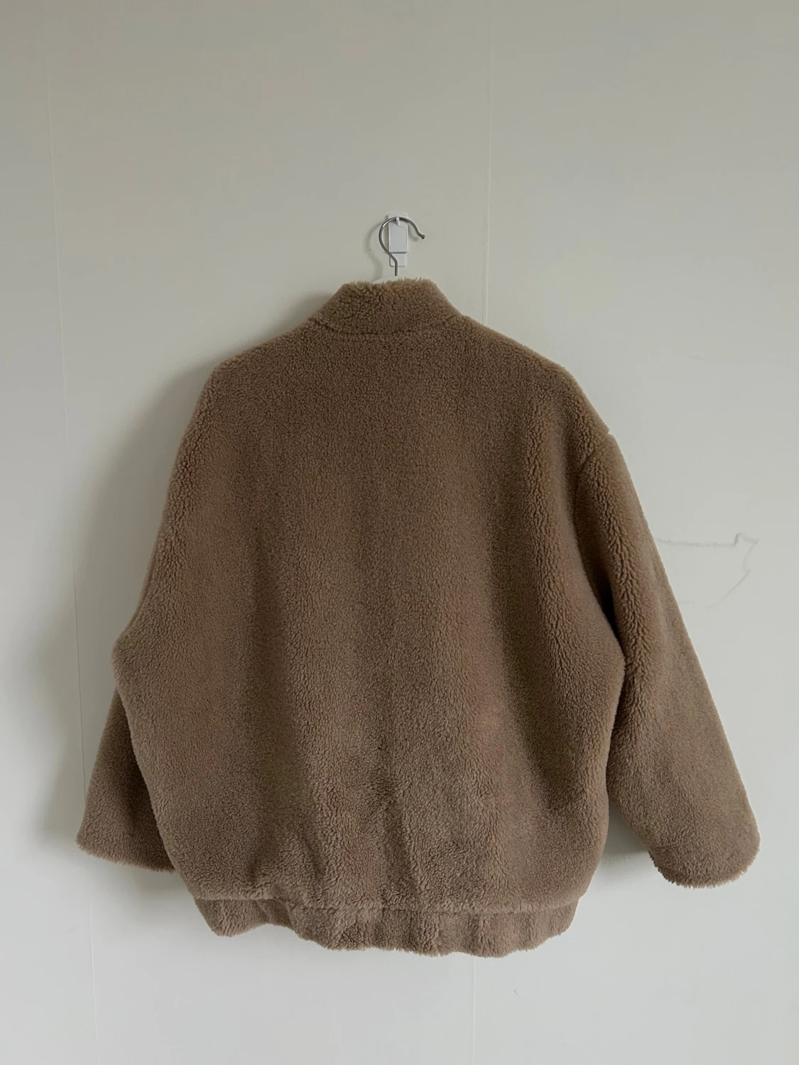 Beige teddyjacka från Zara XS-S - 2