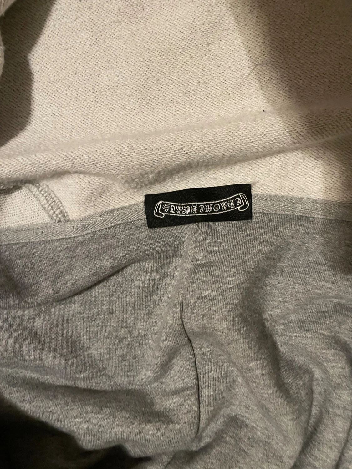 Grå Chrome Hearts zip hoodie - 5