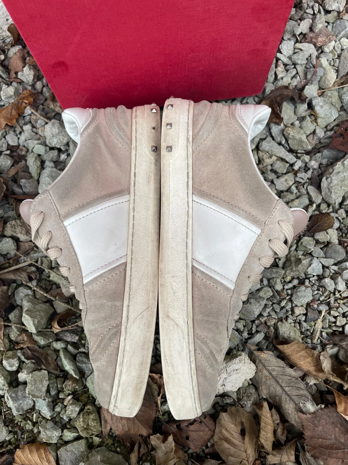 Valentino Garavani sneakers rosa/vit - 2