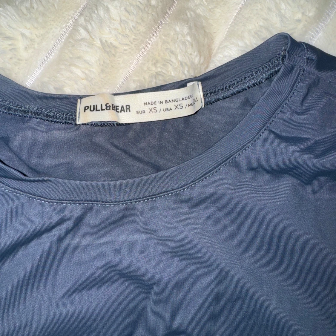 Mörkblå långärmad topp från Pull&Bear - 1