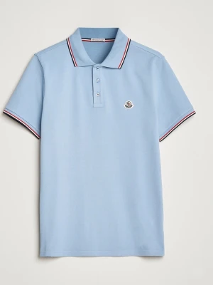 Ljusblå piké från moncler - Säljer denna fina ljusblåa piké tröja från Moncler. Skriv privat för bilder!💗