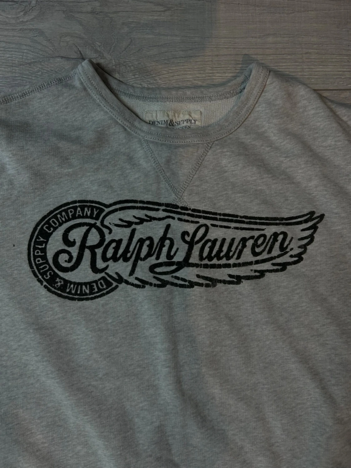 Grå sweatshirt från Ralph Lauren XL