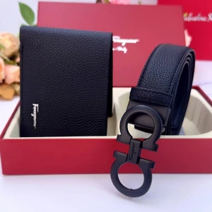 Svart Ferragamo bälte  - Svart Ferragamo bälte