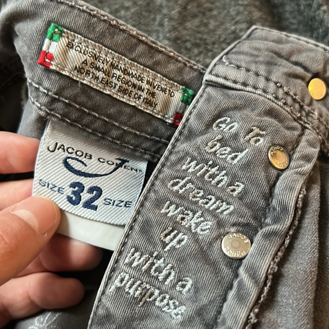 Grå jeans Jacob Cohen  - 4