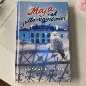 Bok - Maja och jullovsmysteriet, bra och spännande bok. Perfekt som julklapp 