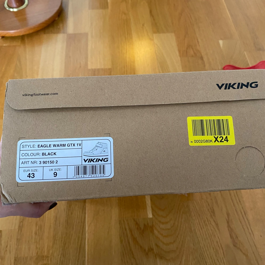 Svarta Viking Eagle Warm GTX sneakers - 2