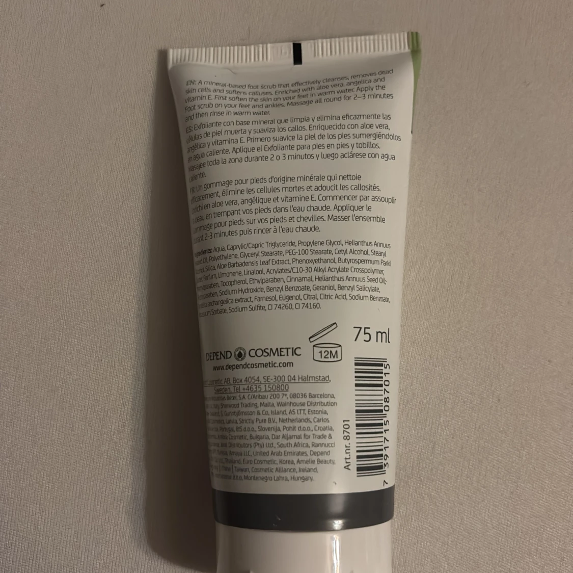 Depend nagelfil & ansiktsmasker - 1