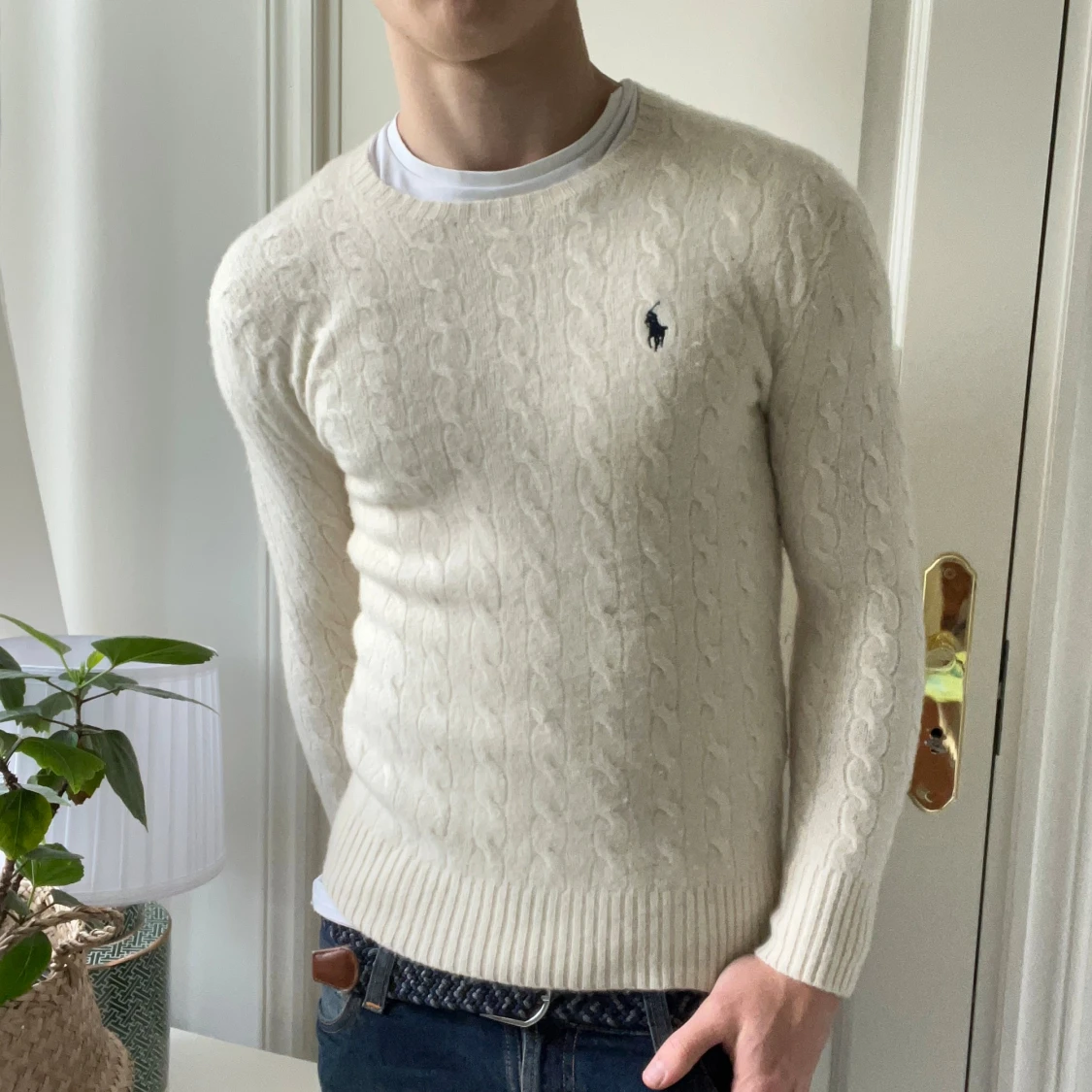 Cashmere stickad polo Ralph Lauren sweatshirt - 3
