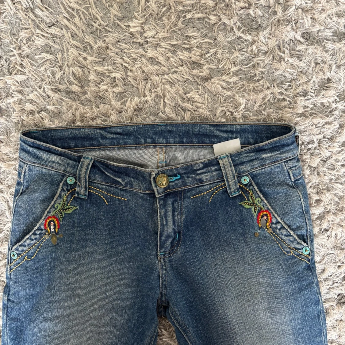 Lågmidjade bootcut jeans - 3