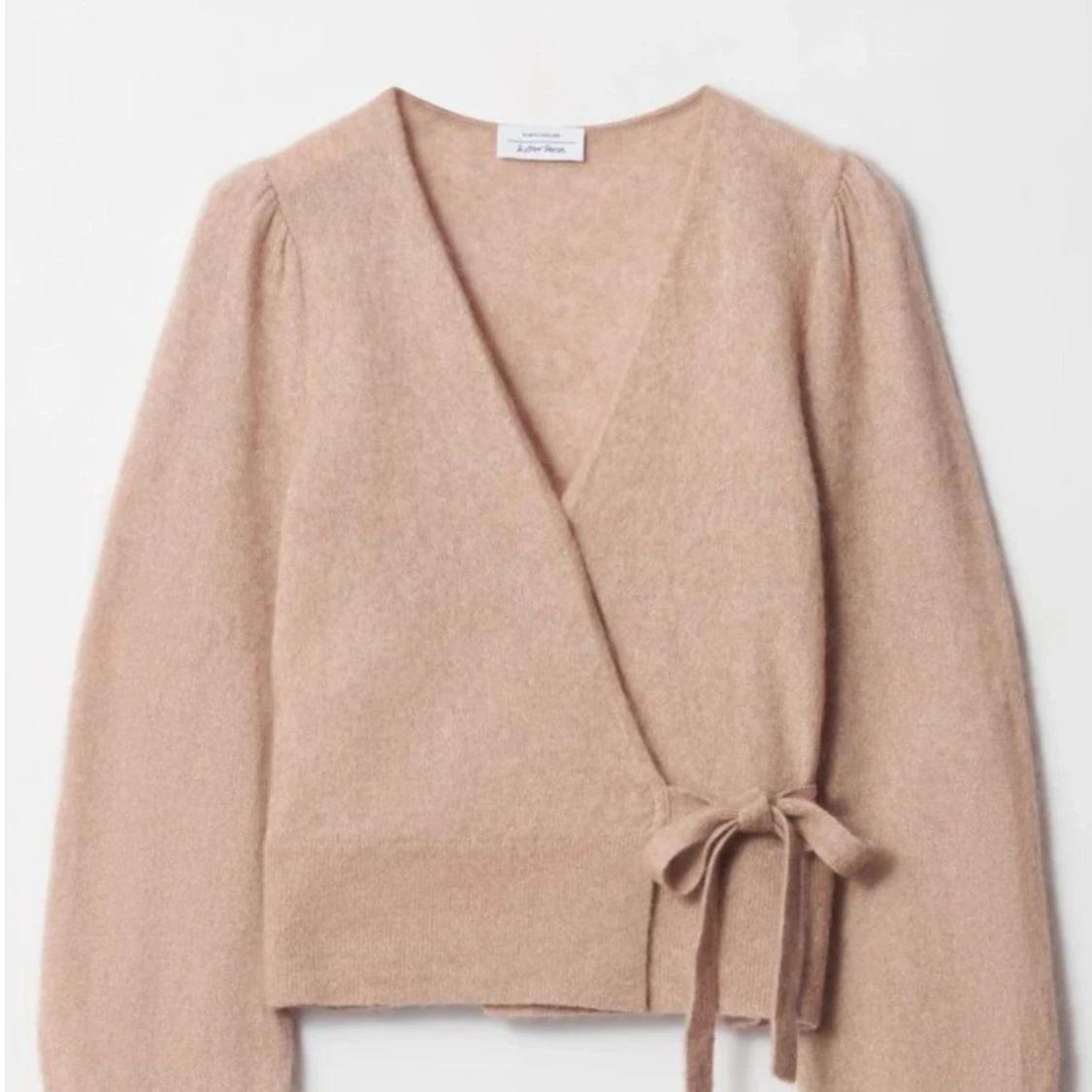 Beige omlottkofta från & Other Stories