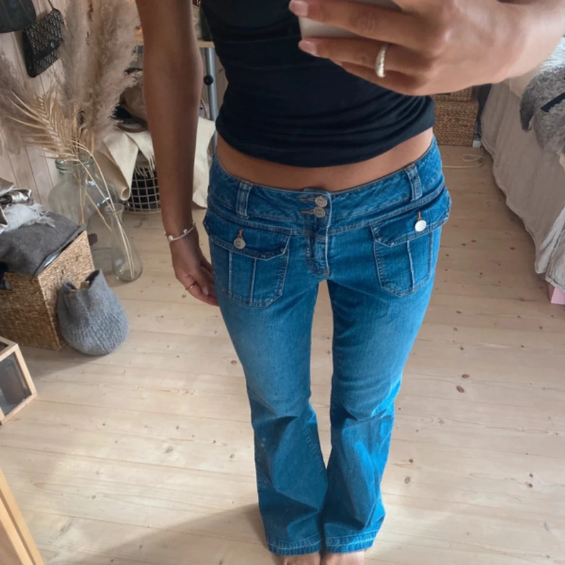 Lågmidjade jeans - 3