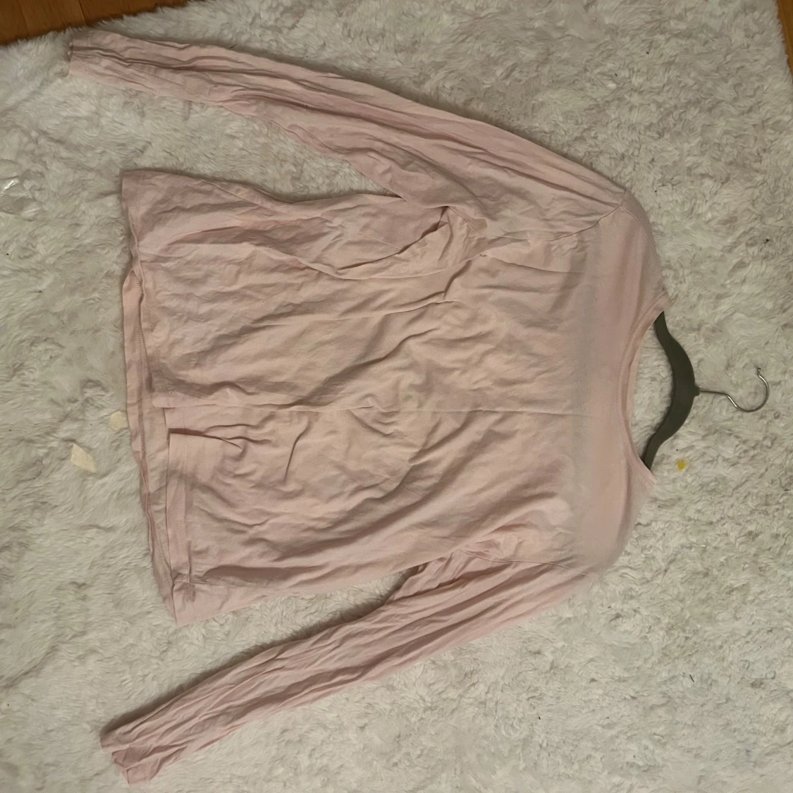 Ljusrosa långärmad tröja - 1