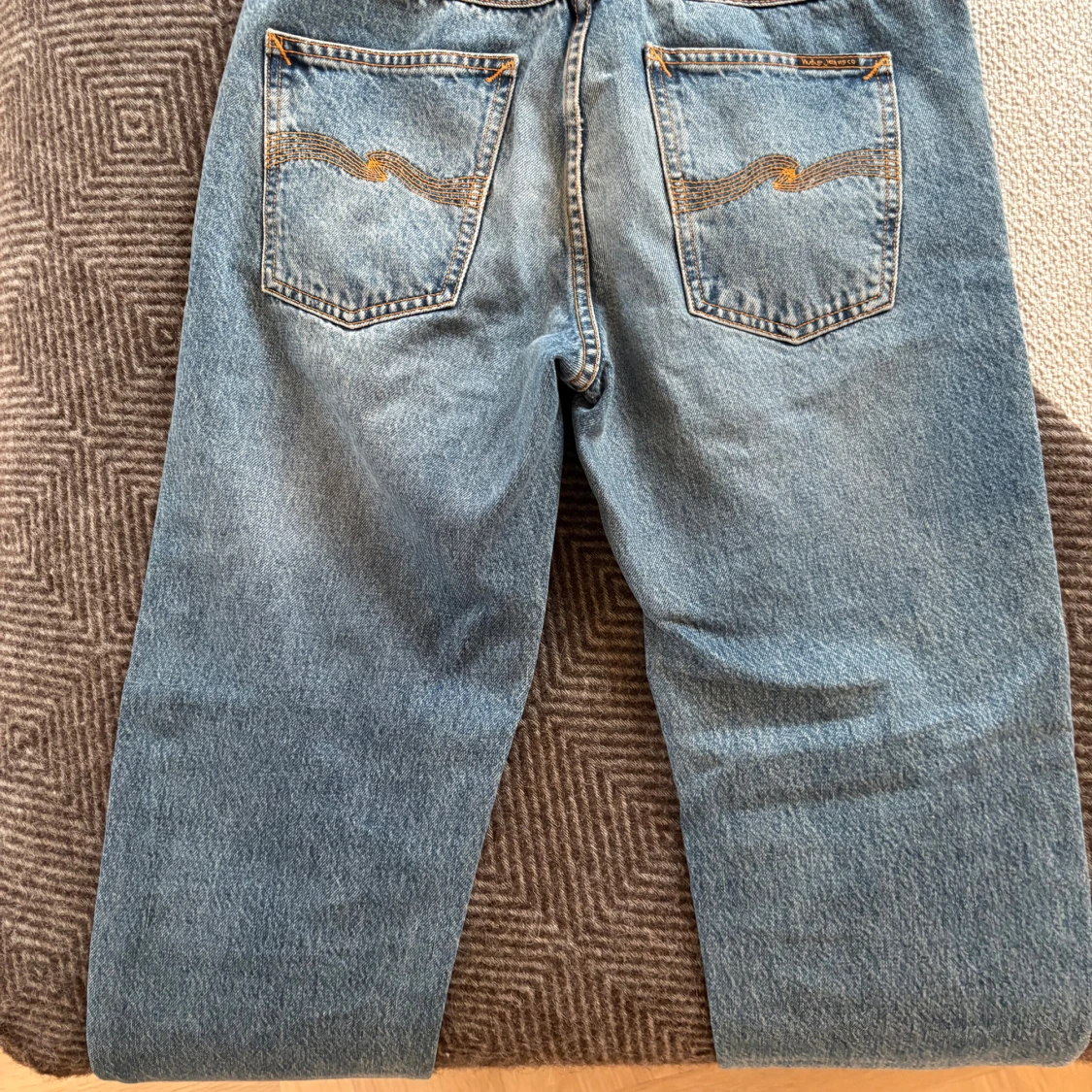 Blåa Nudie jeans - 1