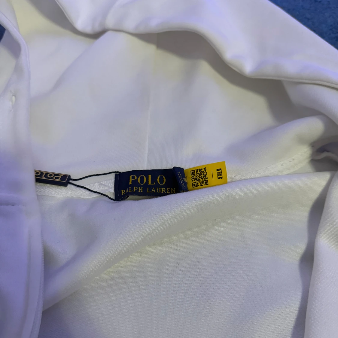 Vit hoodie från Polo Ralph Lauren