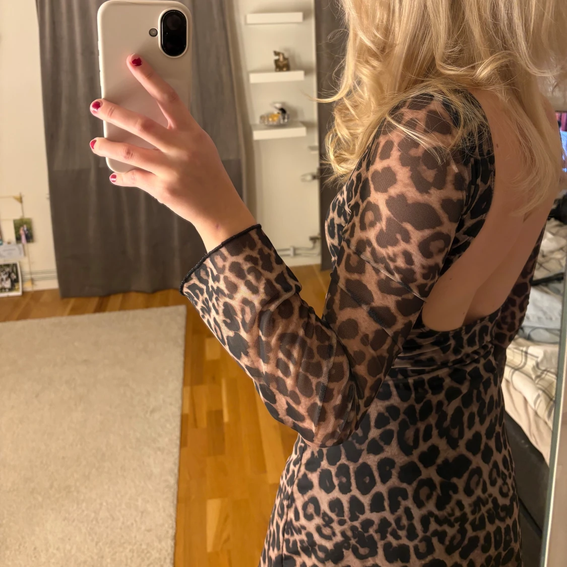 Klänning leopard - 1