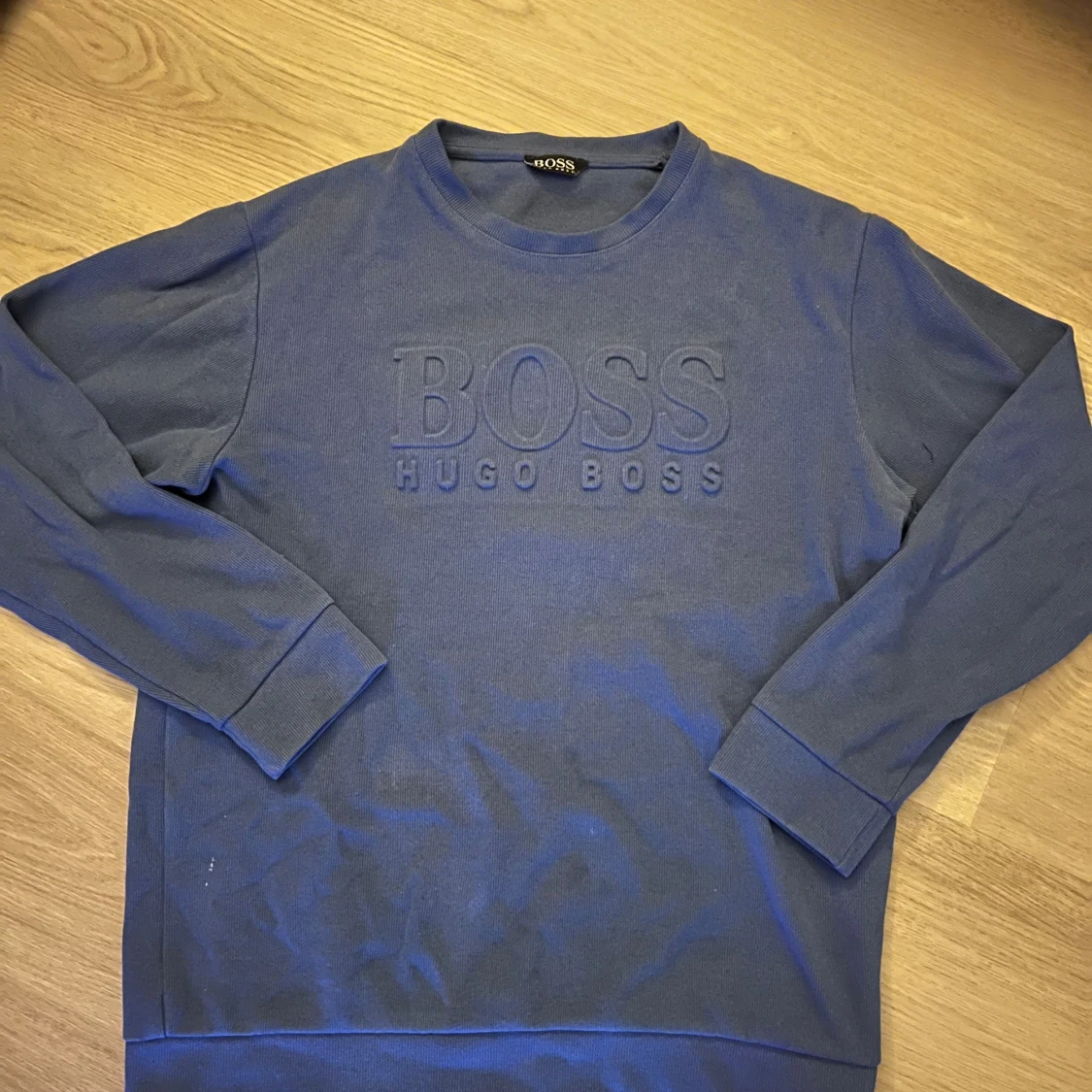 Blå sweatshirt från Hugo Boss