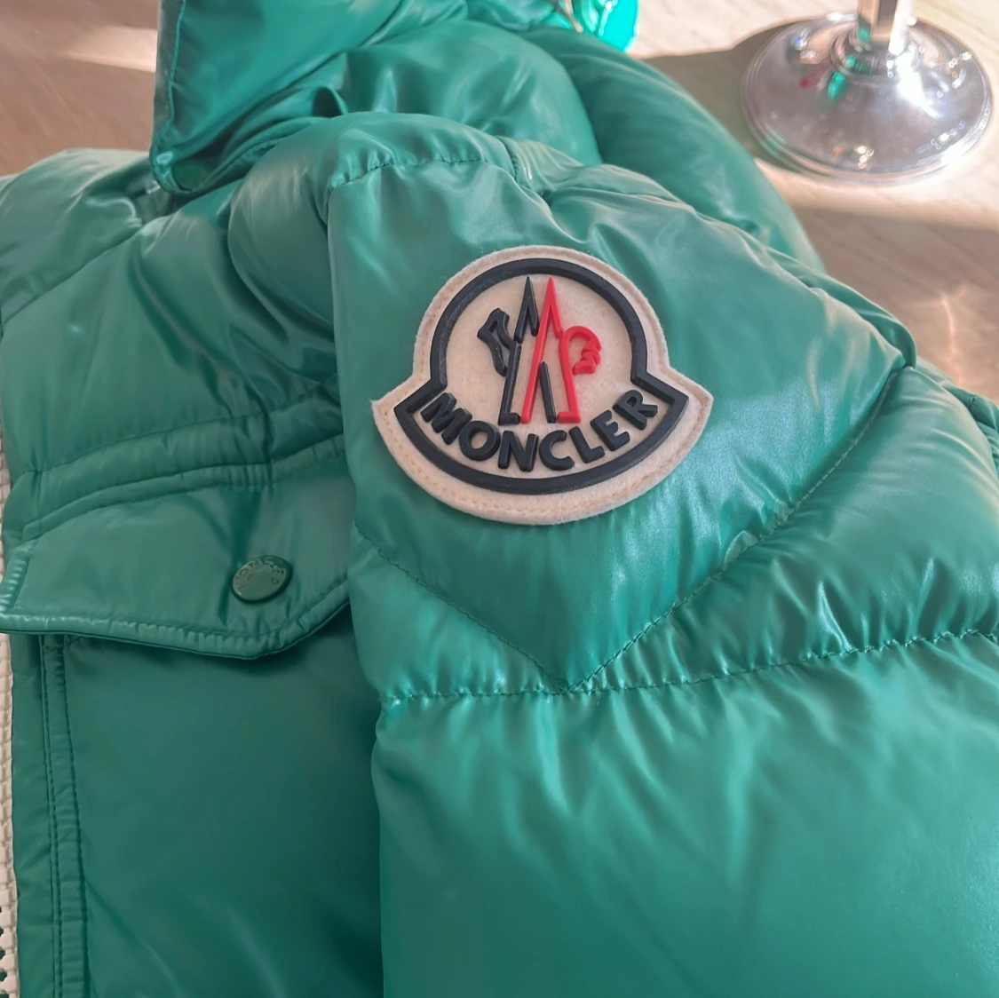 Grön Moncler pufferjacka - 1