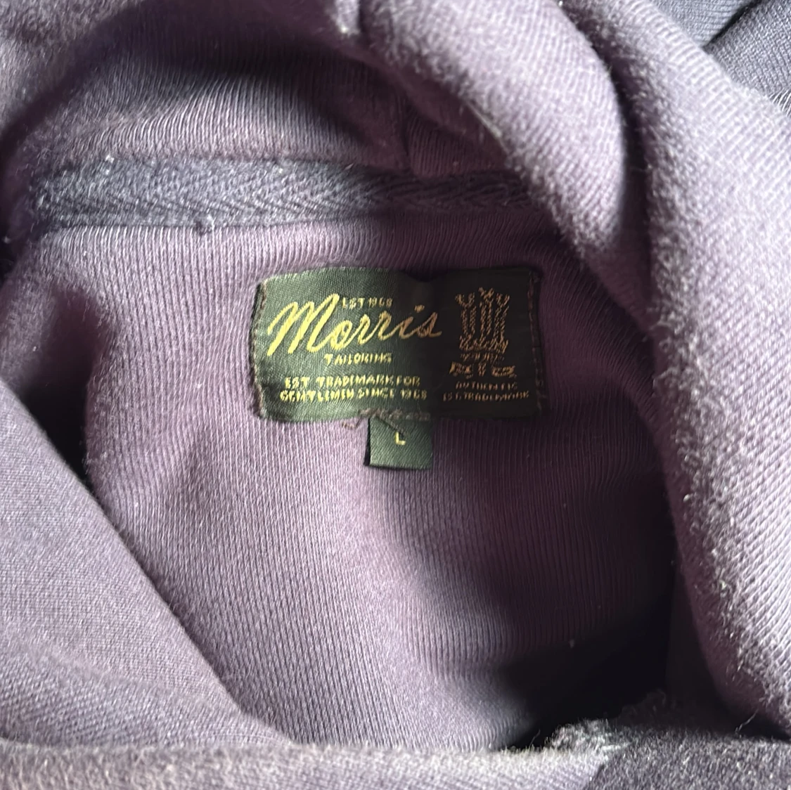 Marinblå hoodie från Morris, storlek L - 2