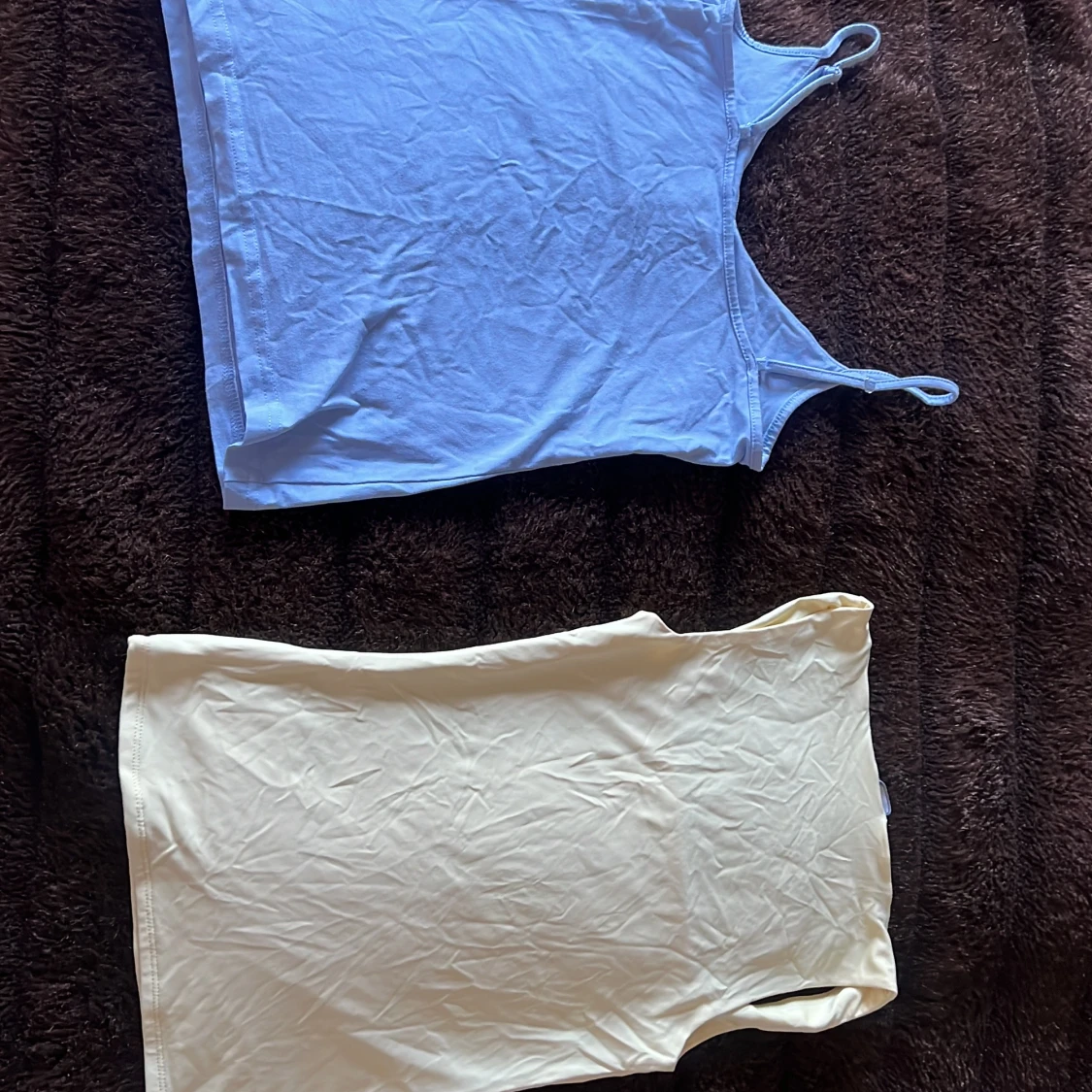 Blå linne från 157 & gul tubtopp Amisu XS - 1