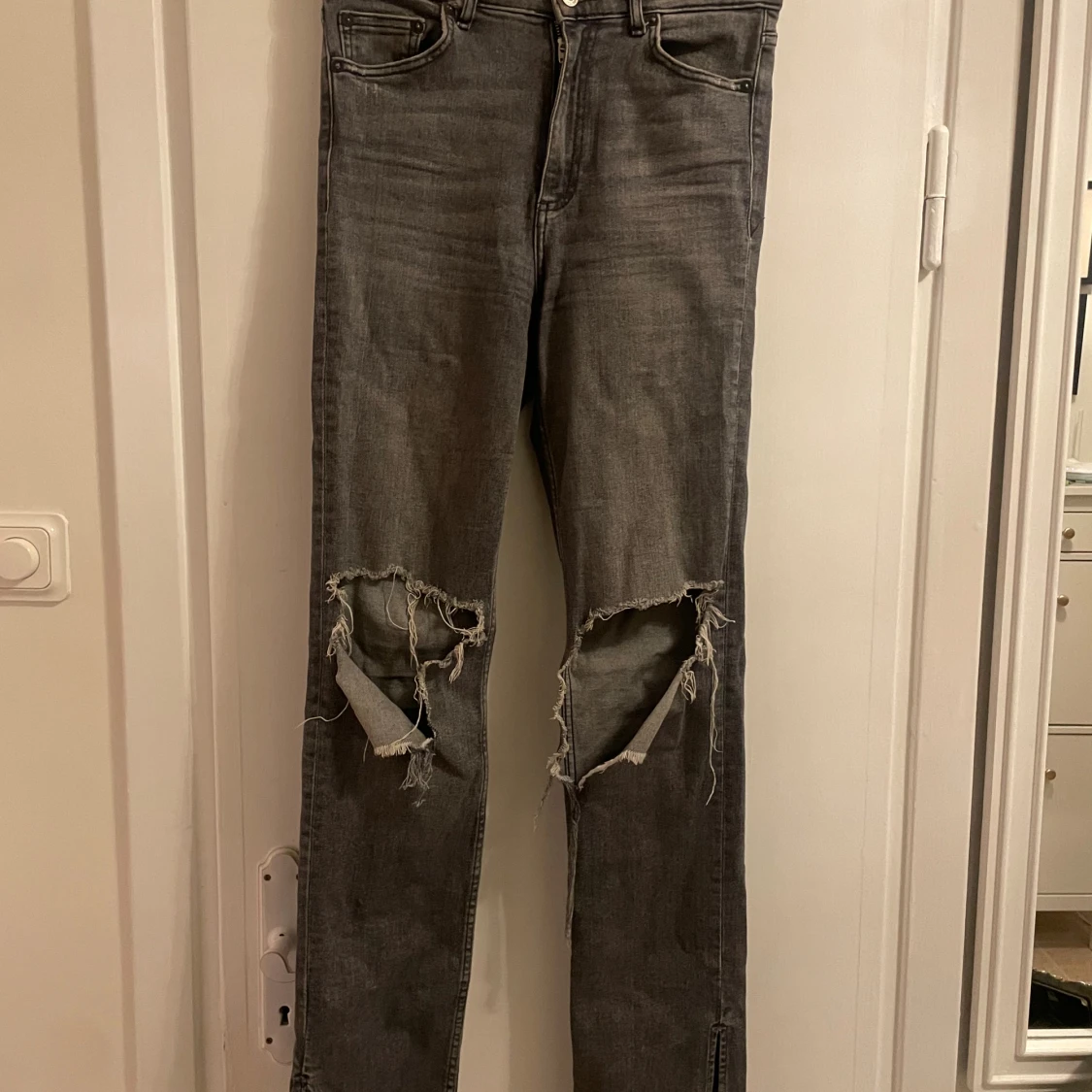 Gråa jeans från Zara
