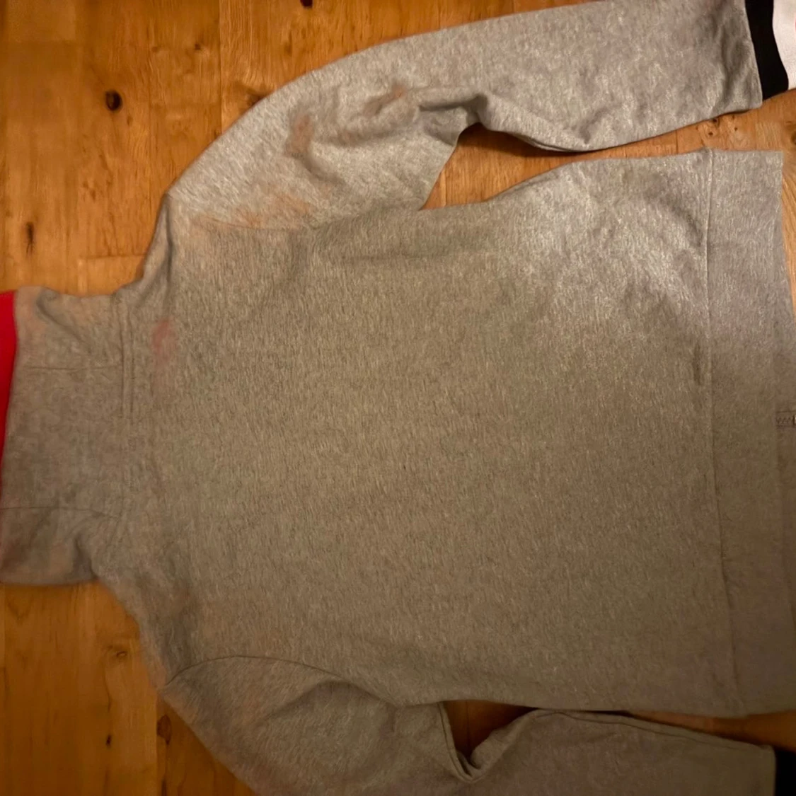 Grå Moncler hoodie med dragkedja - 2