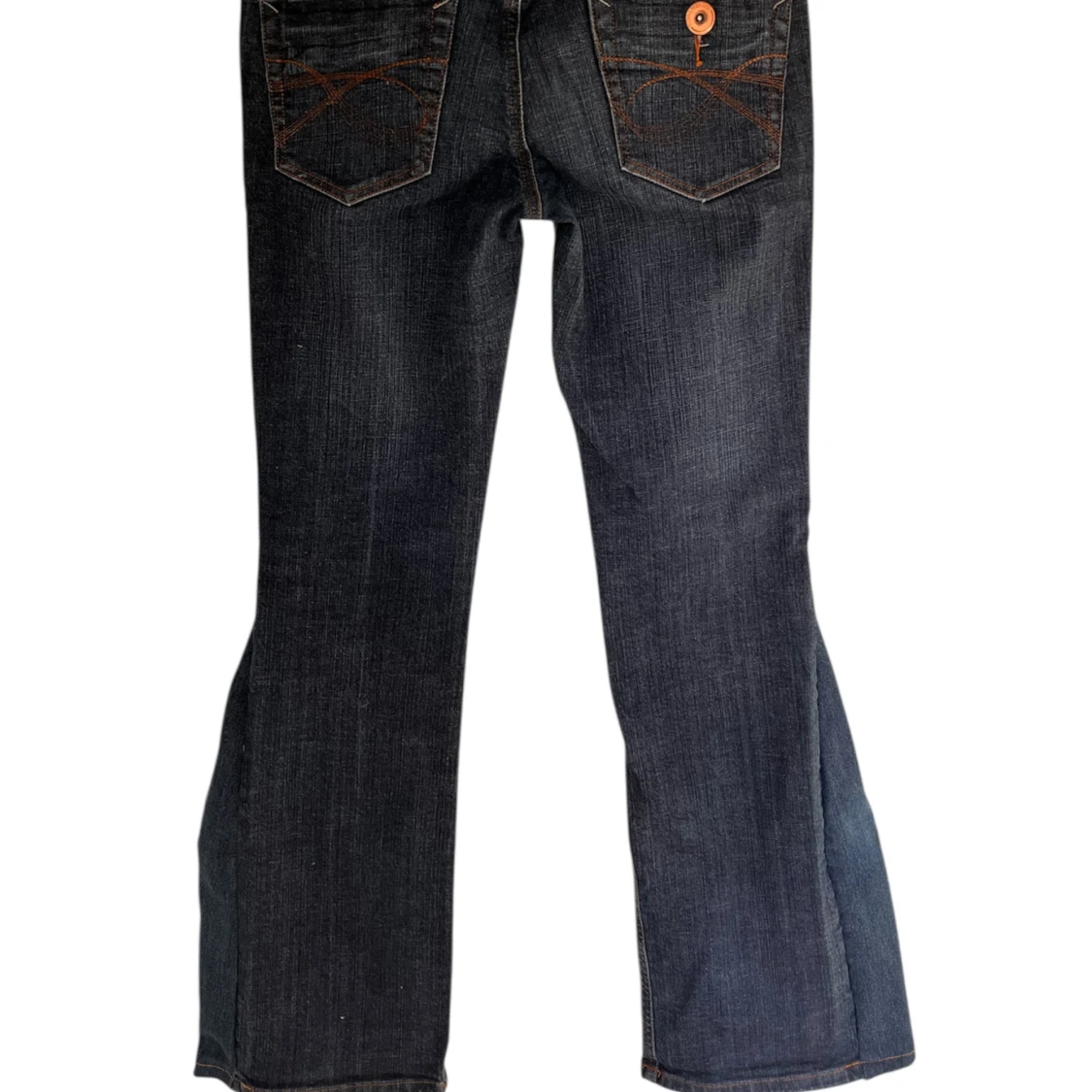Lågmidjade Bootcut jeans mörka - 1