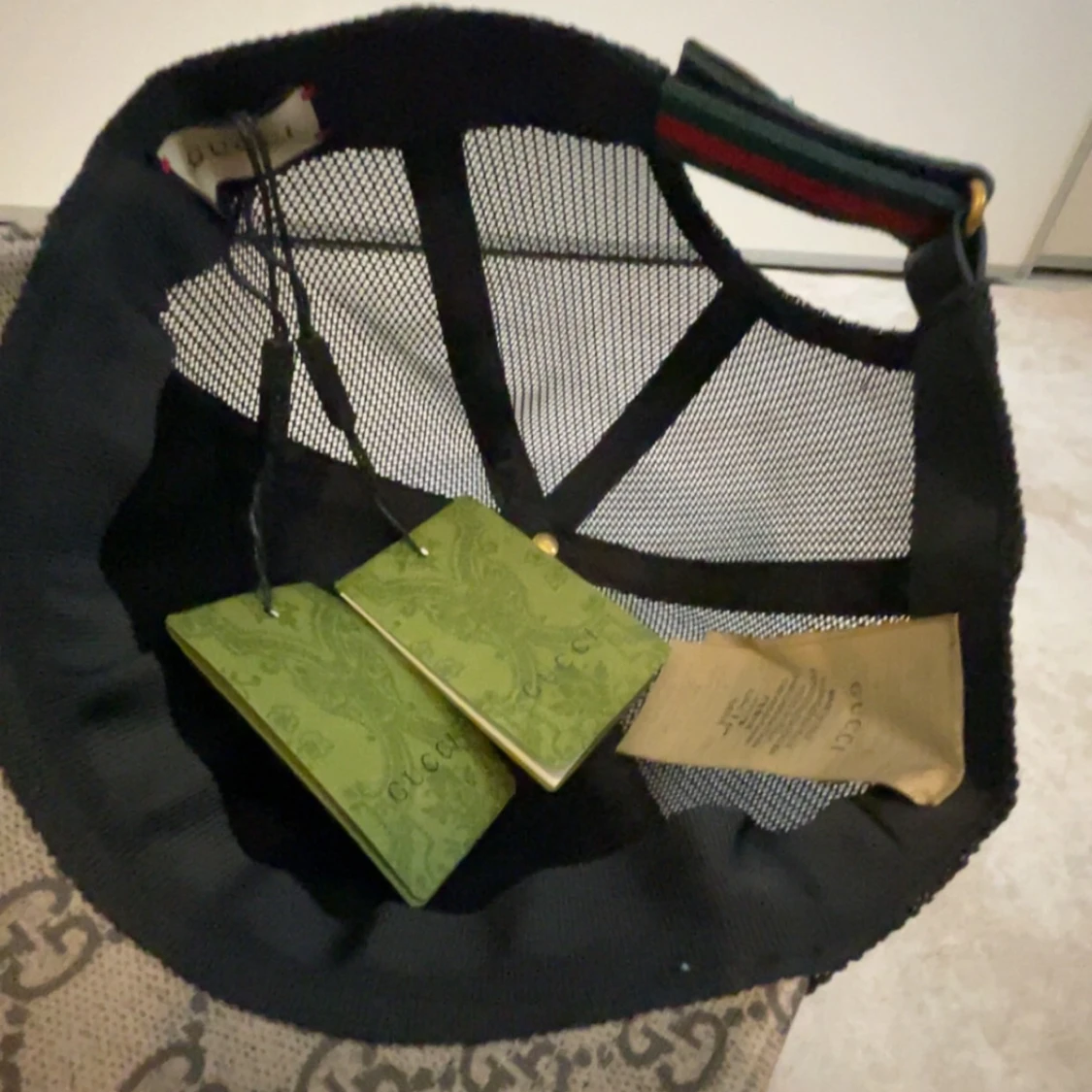 Gucci keps med tigertryck och GG-mönster - 3