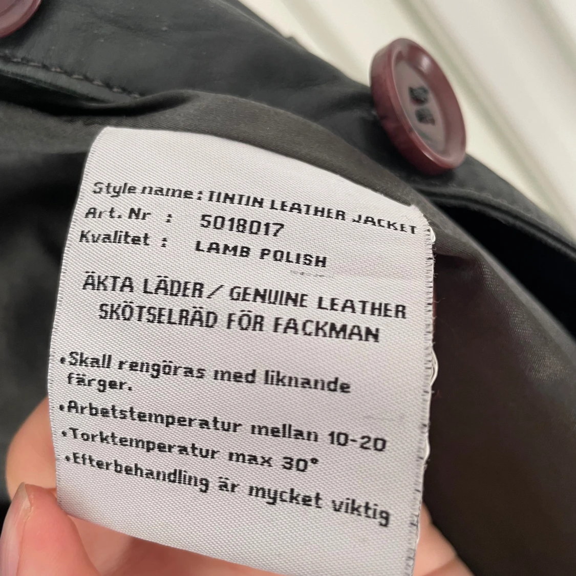 Svart skinnjacka från 365 Sunshine - 3