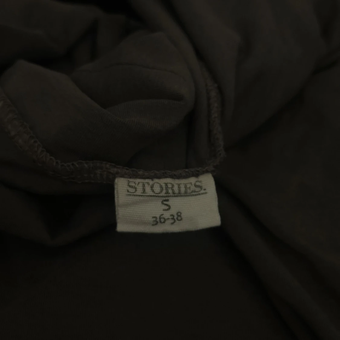 Grå bootcut byxor från Stories S - 1