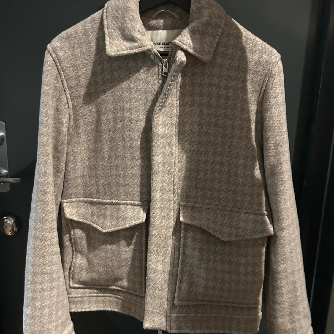 Grå rutig jacka från These Glory Days - 1