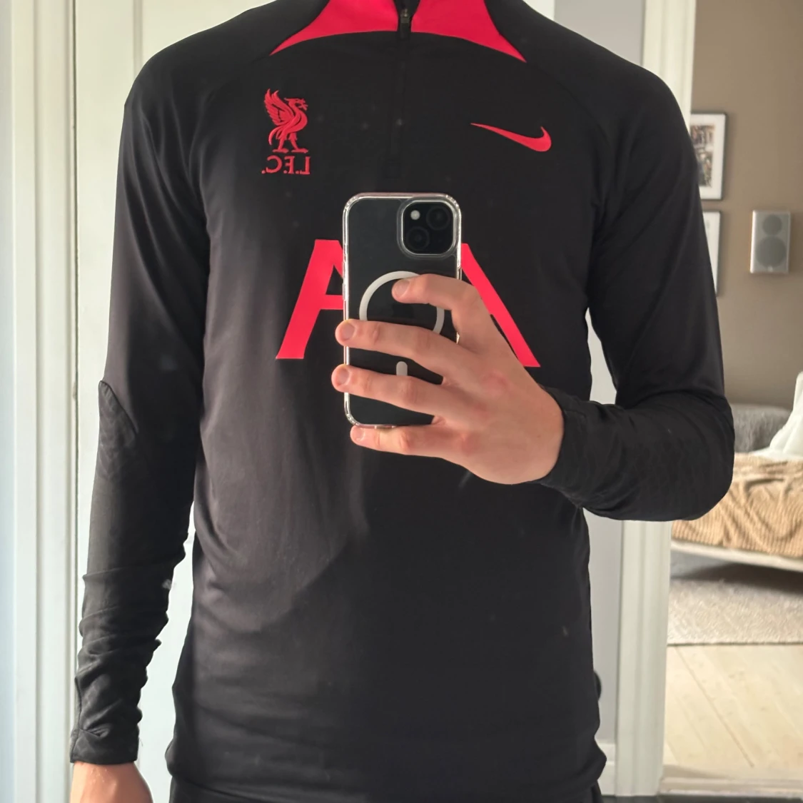 Liverpool Nike långärmad träningströja S - 1