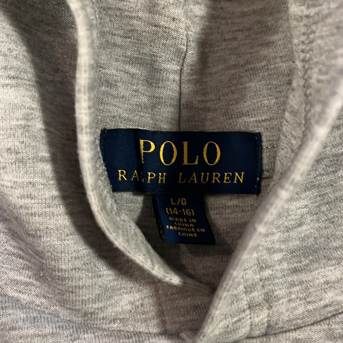 Grå hoodie från Polo Ralph Lauren - 3