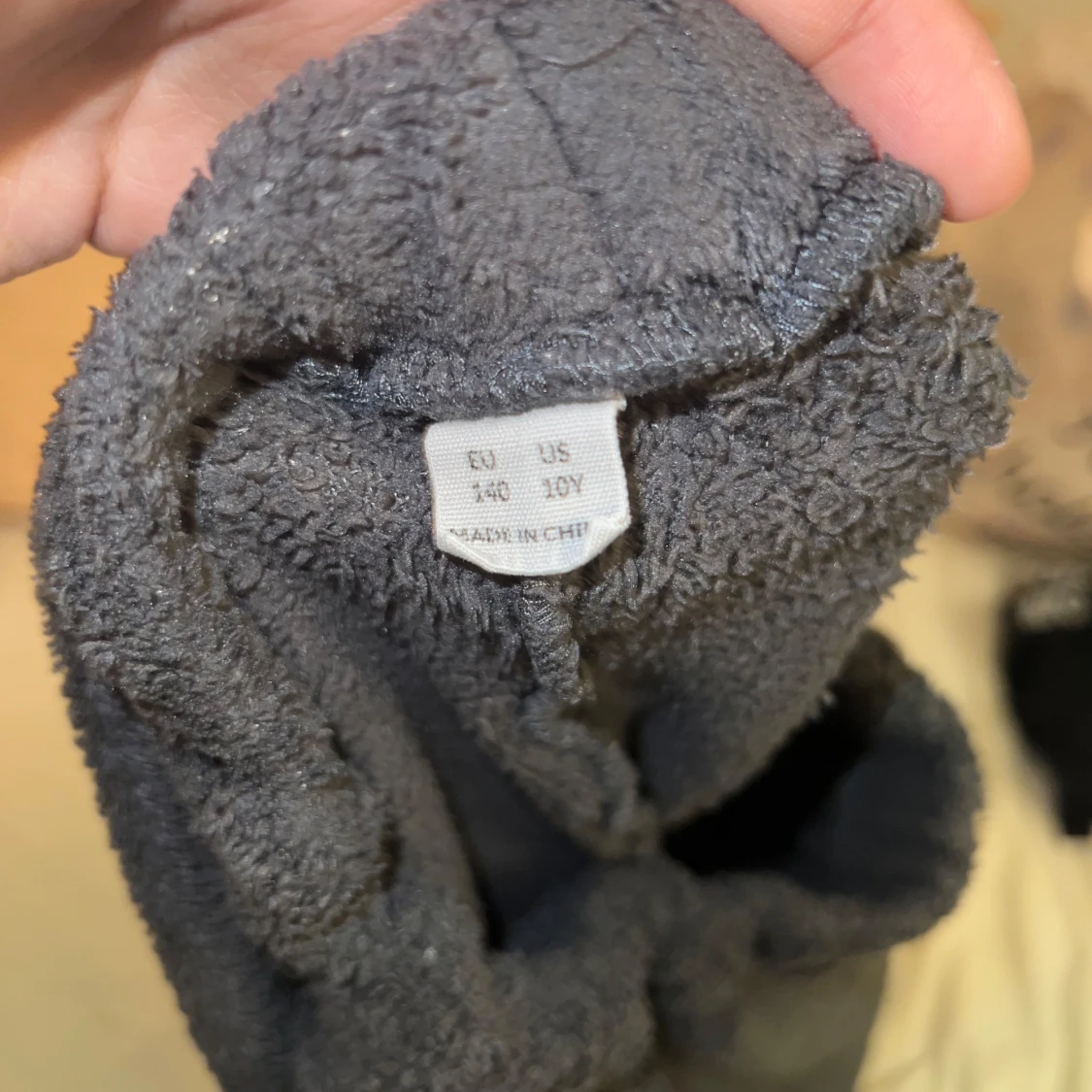 Mörkgråa mjukisar för barn - 2