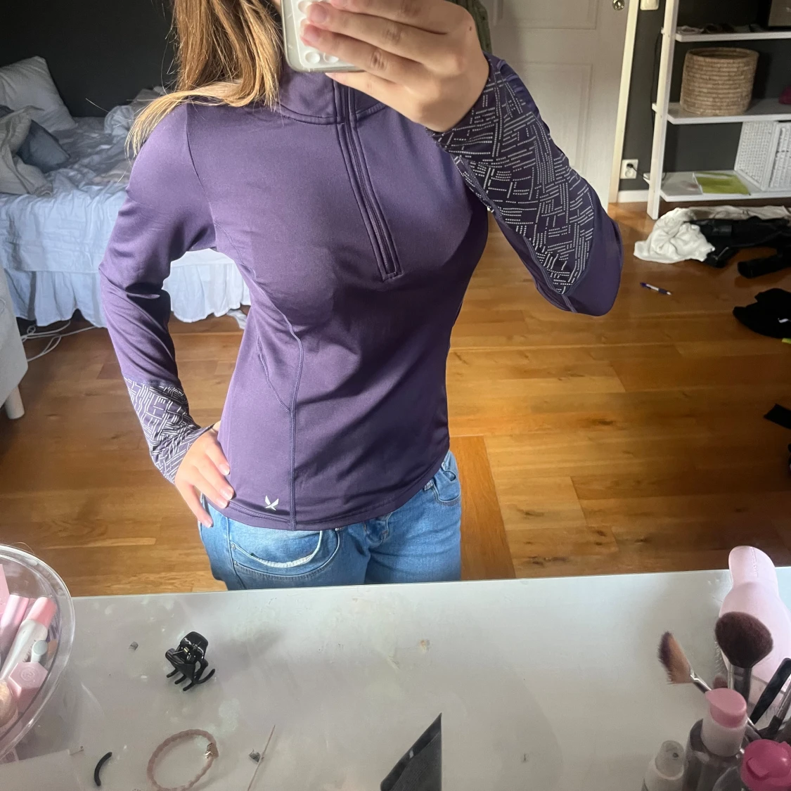 Lila träningströja från SOC - 1