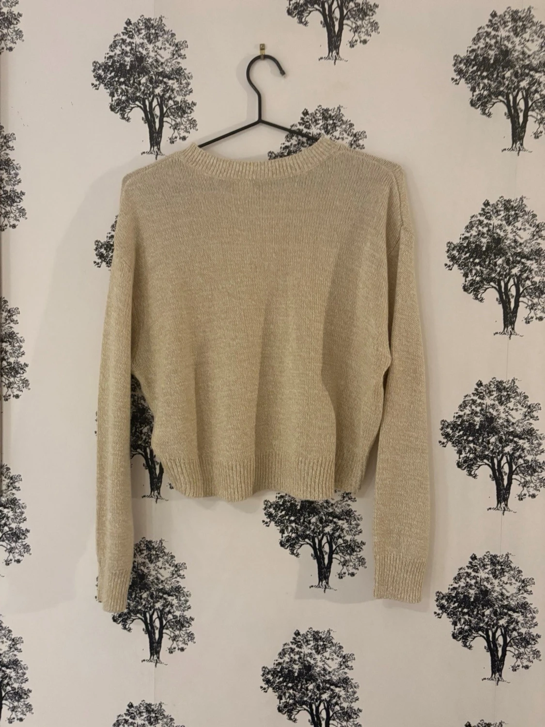 Beige stickad tröja från H&M Divided - 1